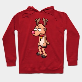 Sad Christmas Reindeer Hoodie